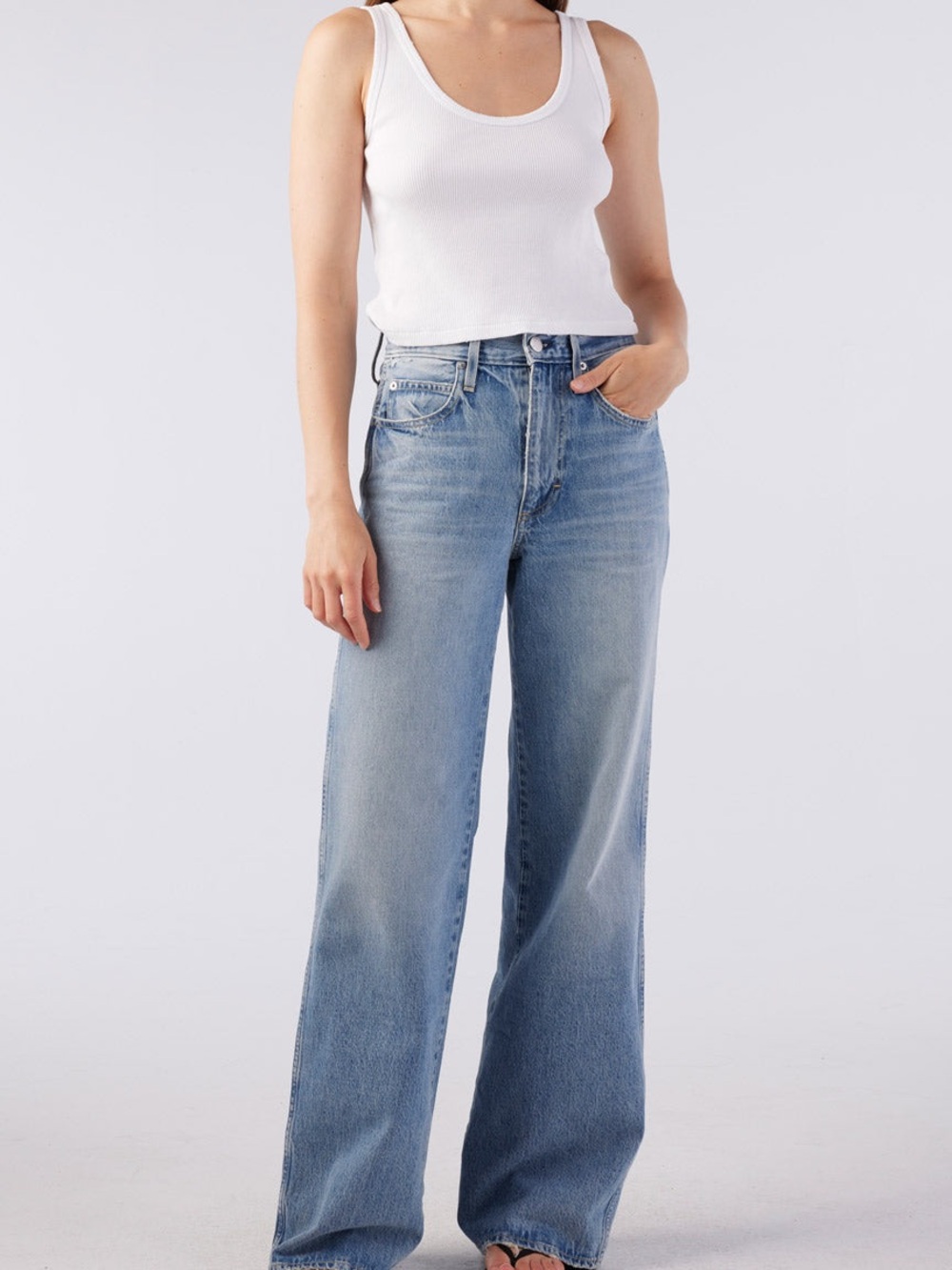 Amo Frida Classic High-Rise Wide-Leg Jeans in Mystical